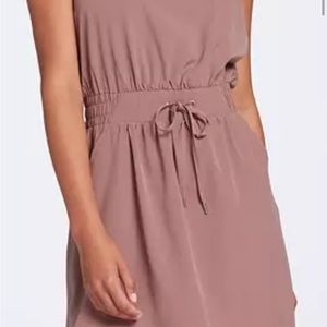 Calia brand double scoop neck dress. Hazy plum. Never worn